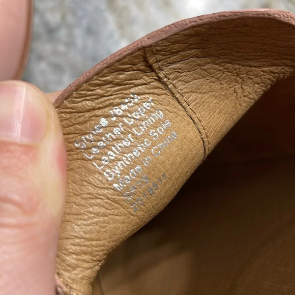 Madewell Frances Loafer Flat in Gentle Blush Pink Size 9.5 Style J8402 - Picture 4 of 11